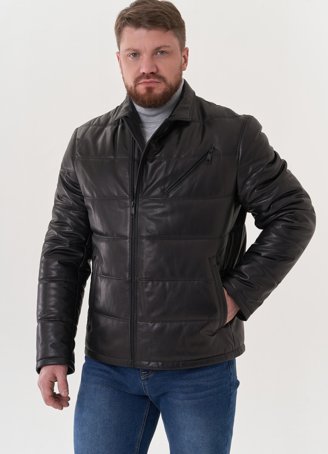 Мужская кожаная куртка 