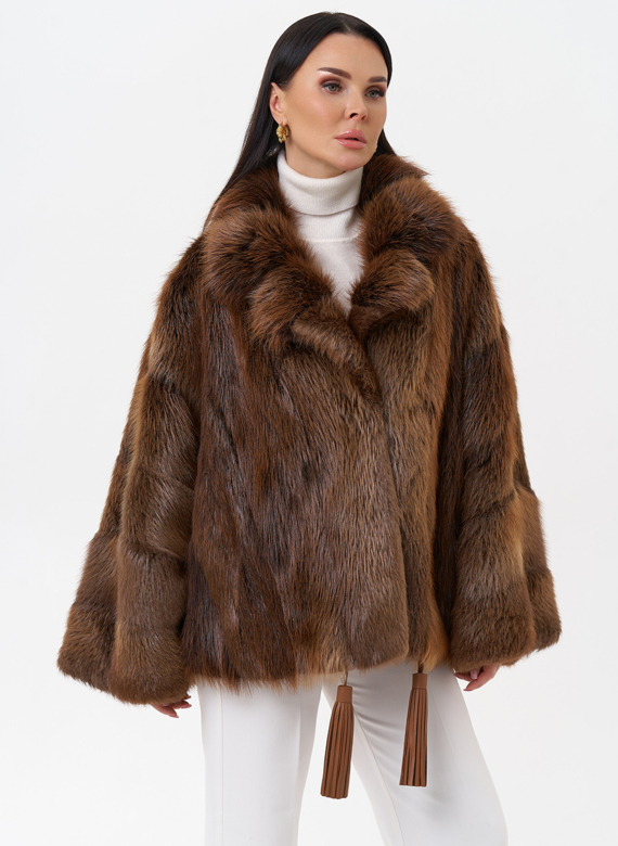 Болеро из меха бобра