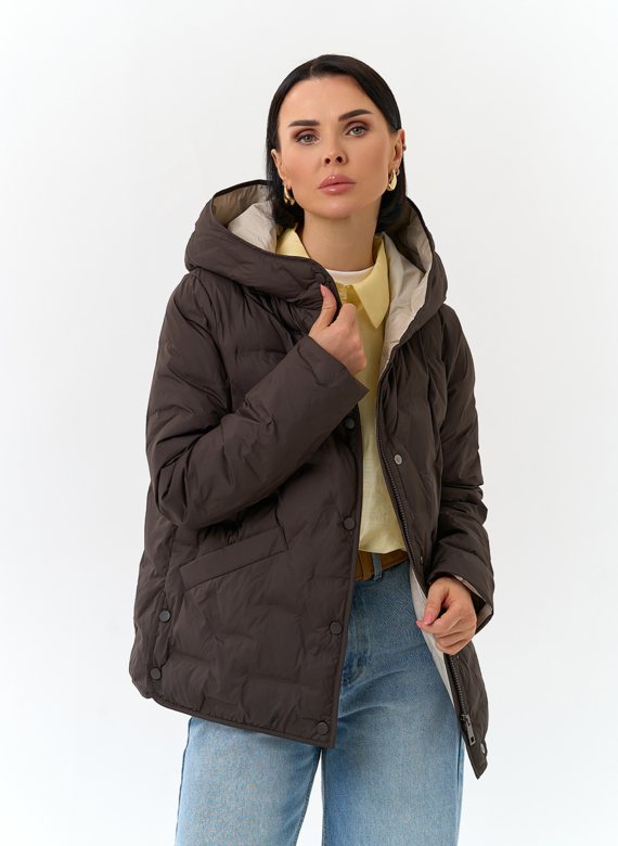 Женская куртка с капюшоном