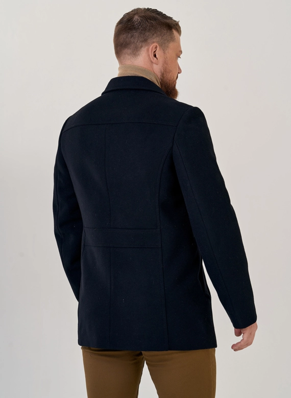 Мужское двубортное пальто 