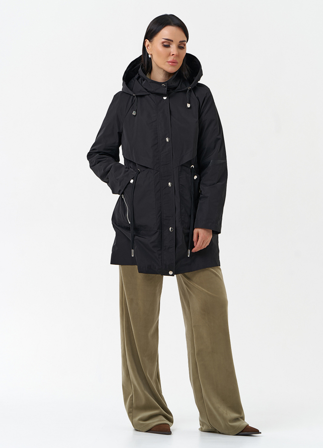 Плащ женский с капюшоном модель № 30040 в кредит