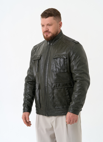 Мужская куртка из натуральной кожи