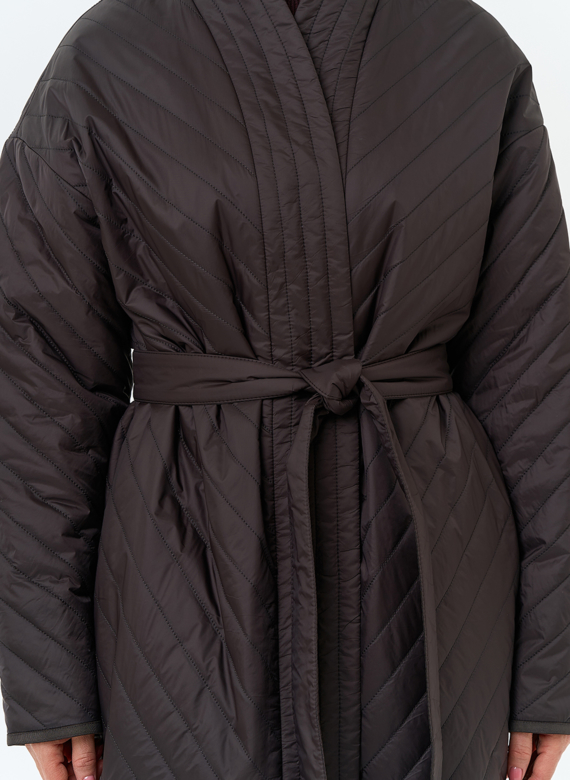 Женская удлиненная куртка кимоно