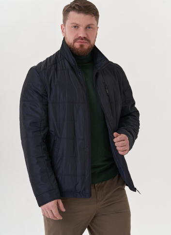 Мужская демисезонная куртка синего цвета