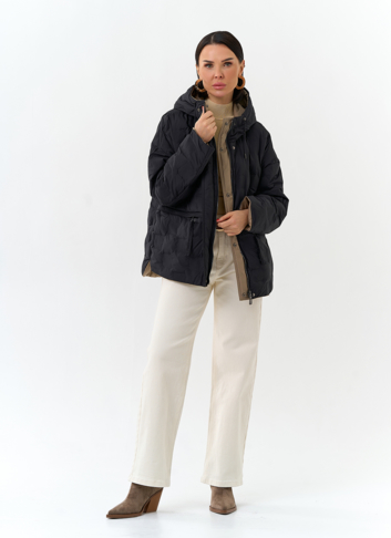 Женская двухсторонняя куртка с капюшоном