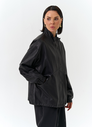 Женская куртка из натуральной кожи 