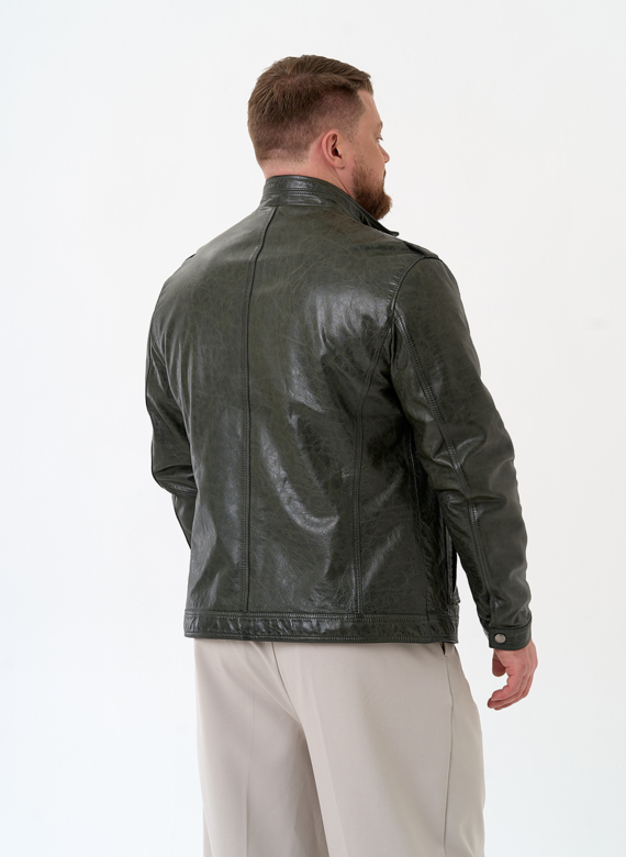 Мужская куртка из натуральной кожи