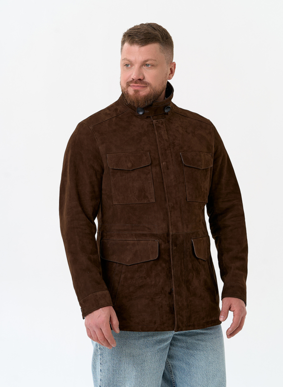 Мужская куртка из натуральной замши