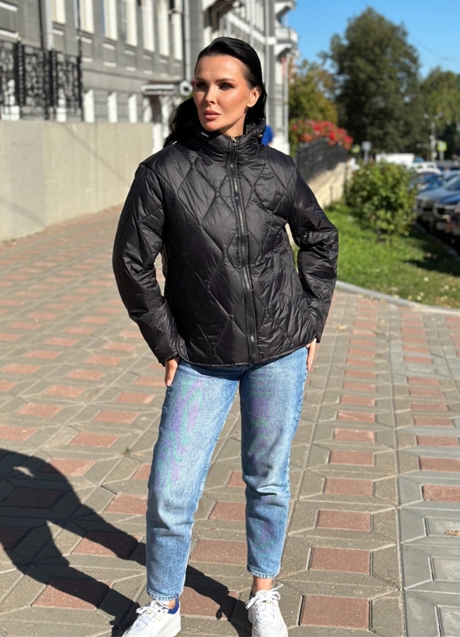 Женская стеганая куртка модель № 28282 универмаг малина